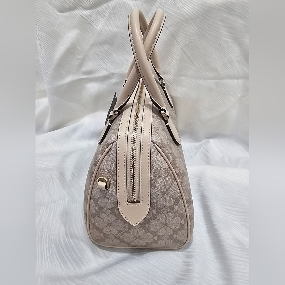 $100:Kate Spade Signature Spade Flower Large Dolly Duffle Crossbody - Picture 8 of 13